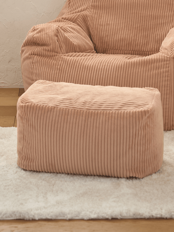 LOOSY ビーズオットマン Coral Pink