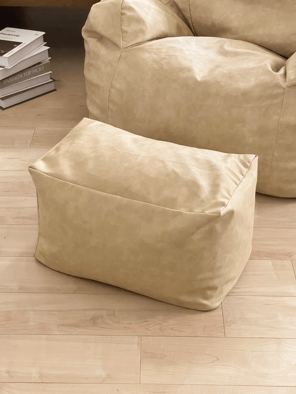 GOOD THING × LOOSYコラボ ビーズオットマン Matte Beige