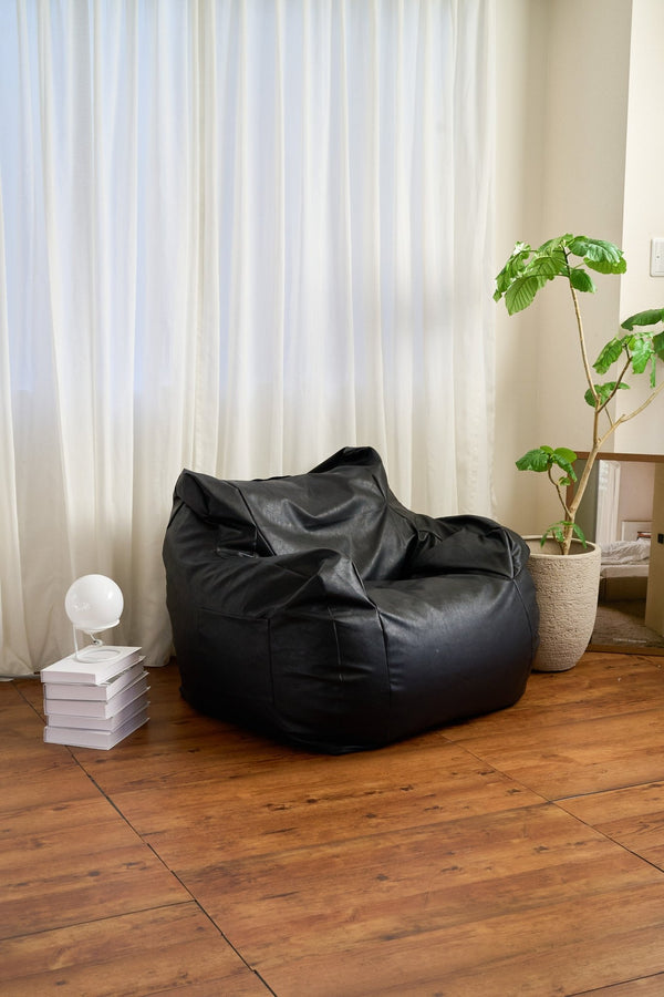 LOOSY 1人掛けビーズソファ Matte Black