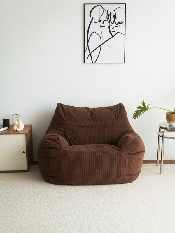 LOOSY 1人掛けビーズソファ Dark Brown