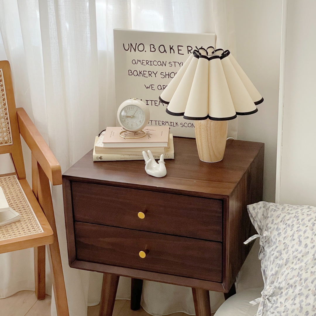 ヴィンテージプリーツシェードランプ