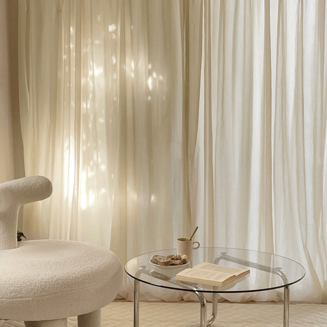 セミオーダー 洗えるシフォンカーテン ふわふわ チュール 韓国 セミオーダー 洗えるシフォンカーテン ふわふわ チュール 韓国