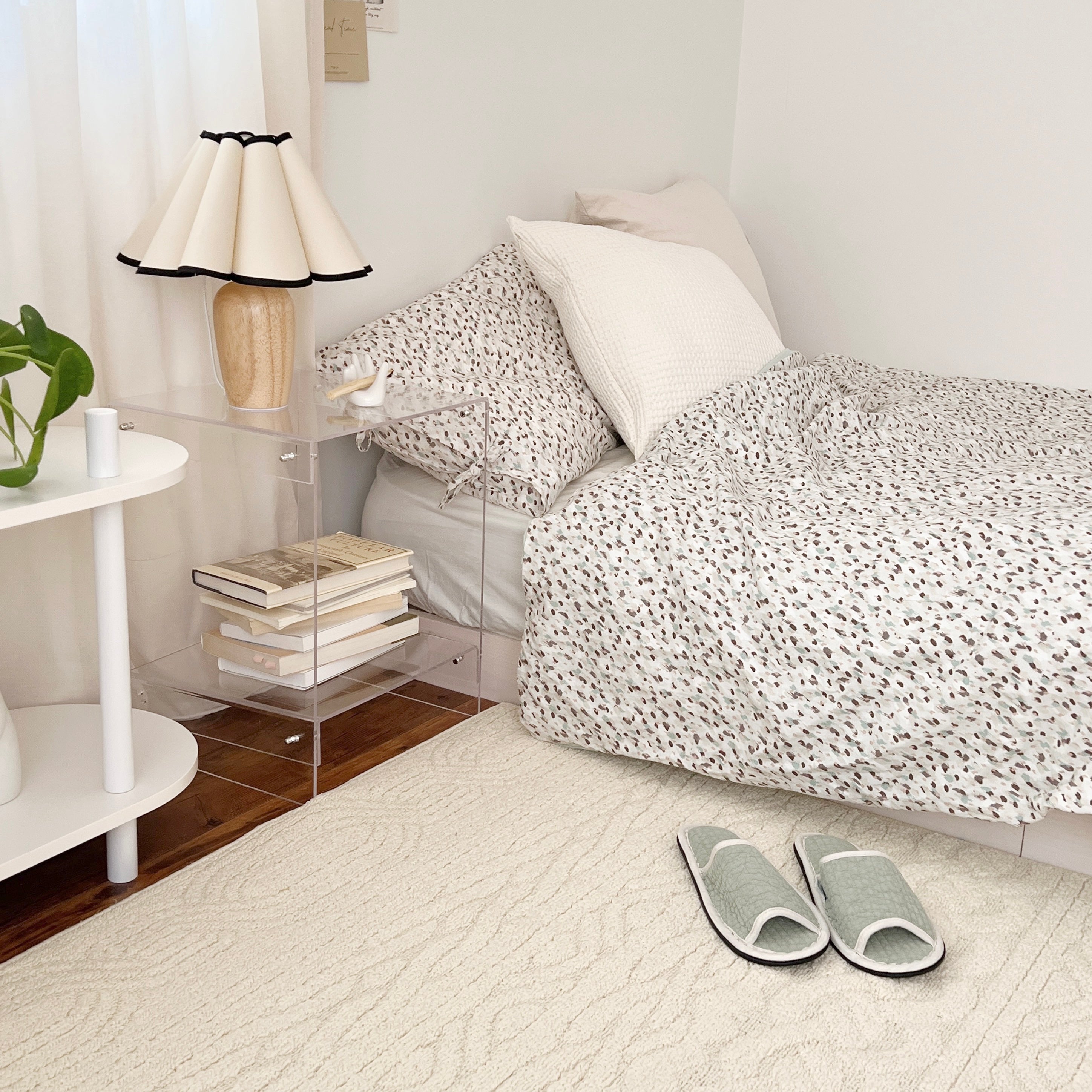 ヴィンテージプリーツシェードランプ