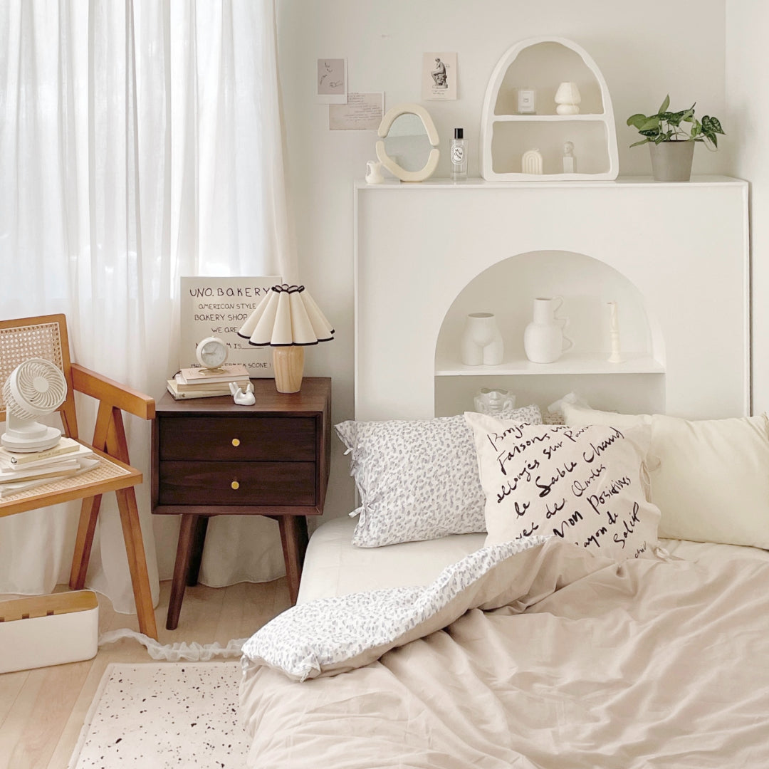 ヴィンテージプリーツシェードランプ