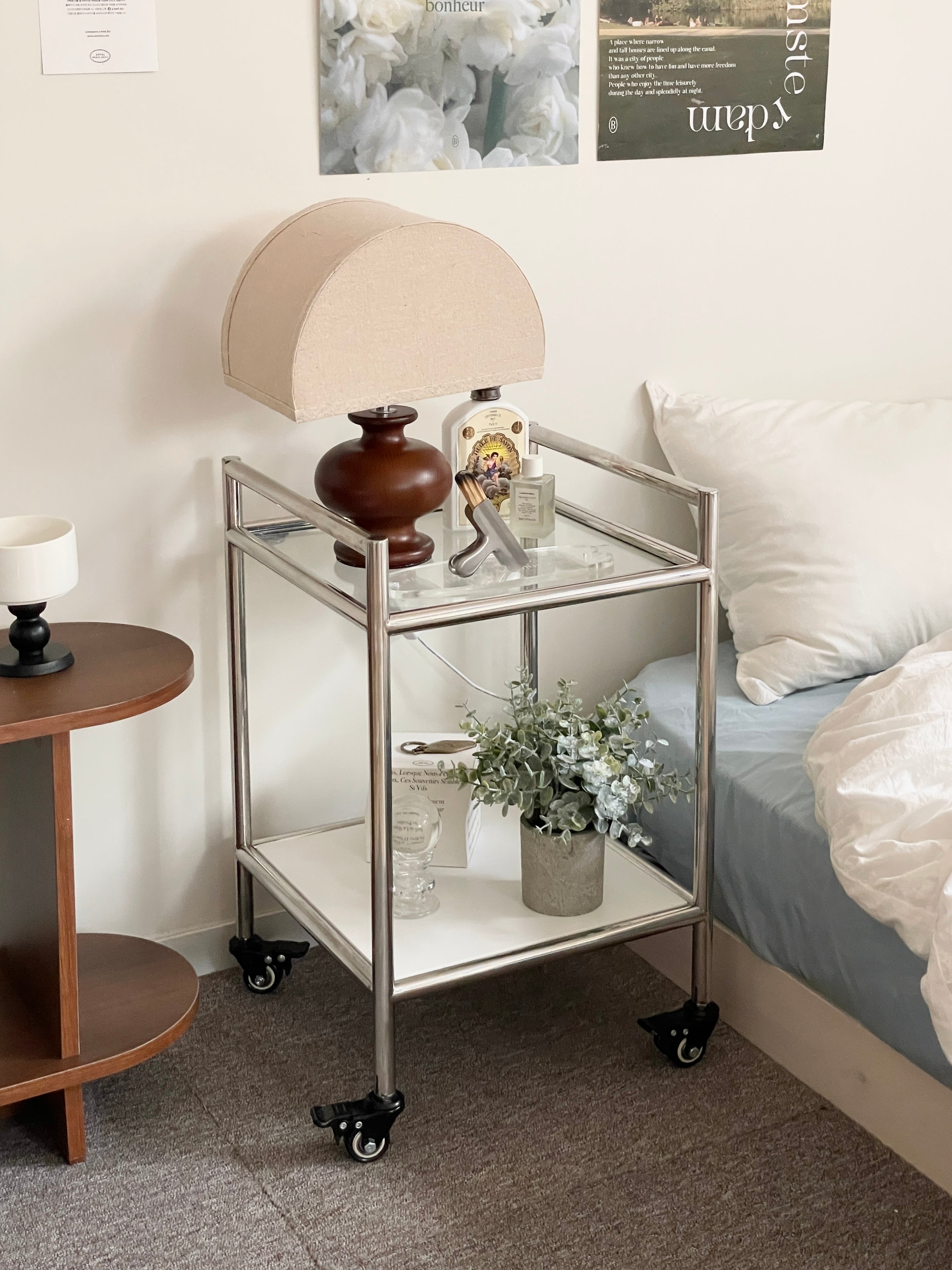 AL-3674-Little Rooms select-mok テーブルランプ|half moon