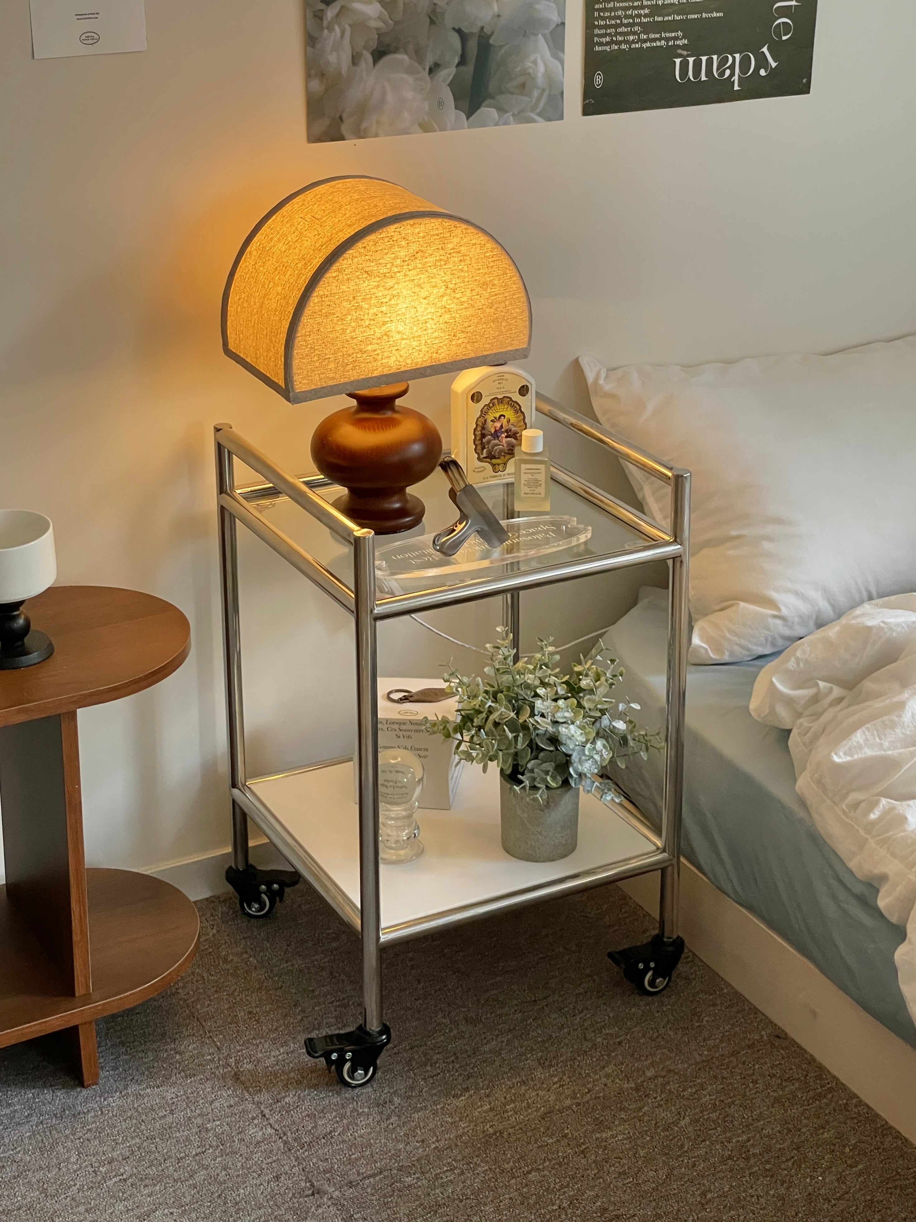 AL-3674-Little Rooms select-mok テーブルランプ|half moon