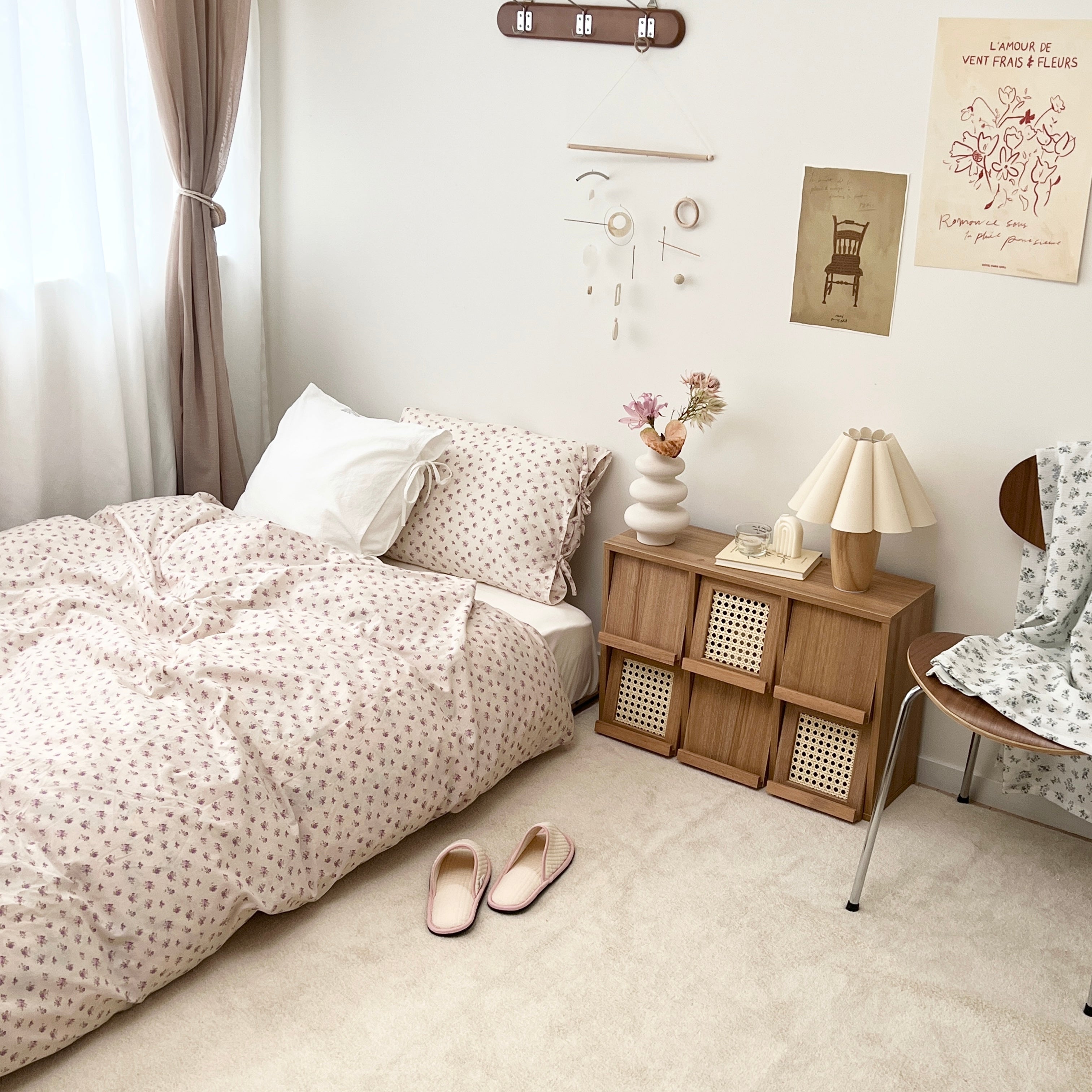 ヴィンテージプリーツシェードランプ