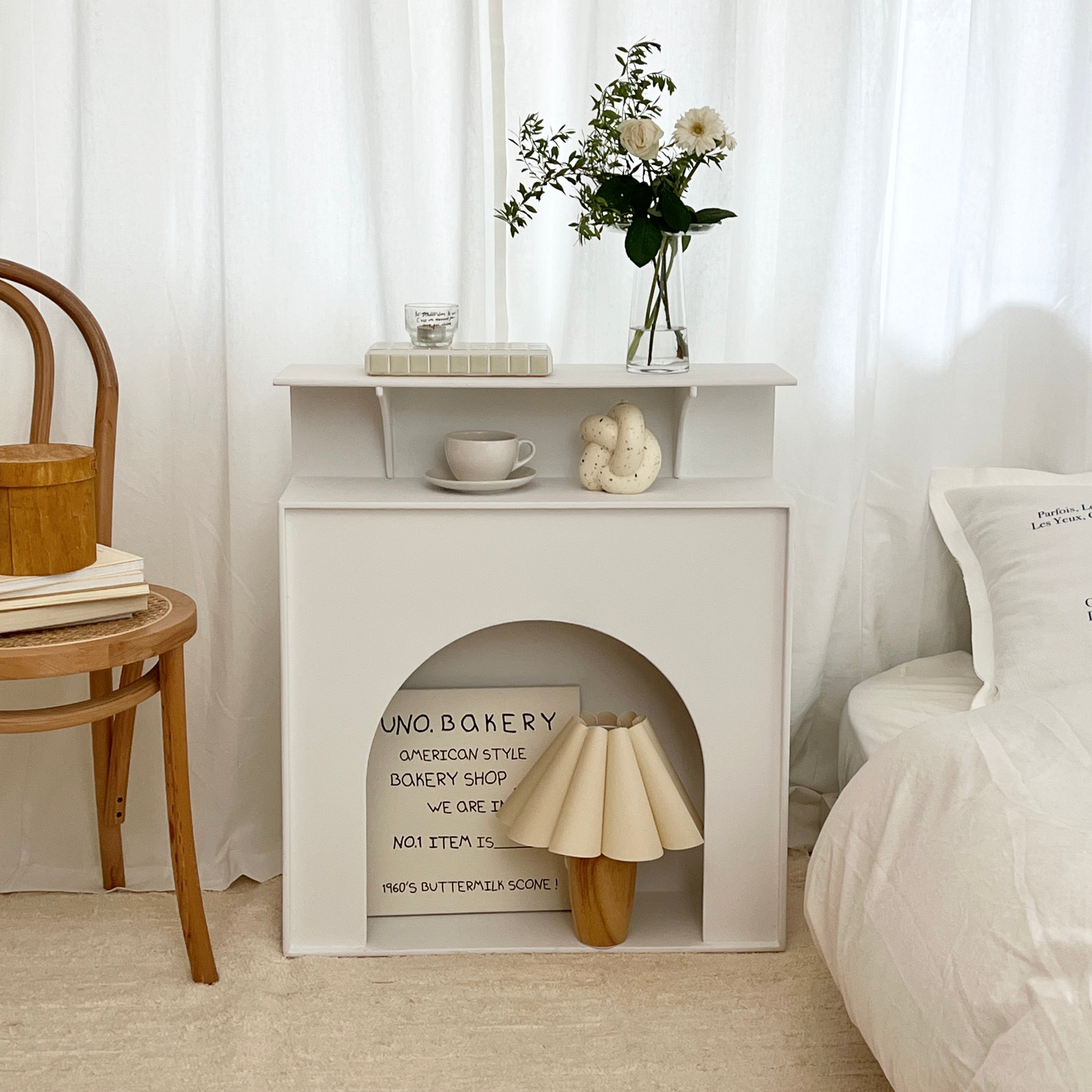 ヴィンテージプリーツシェードランプ