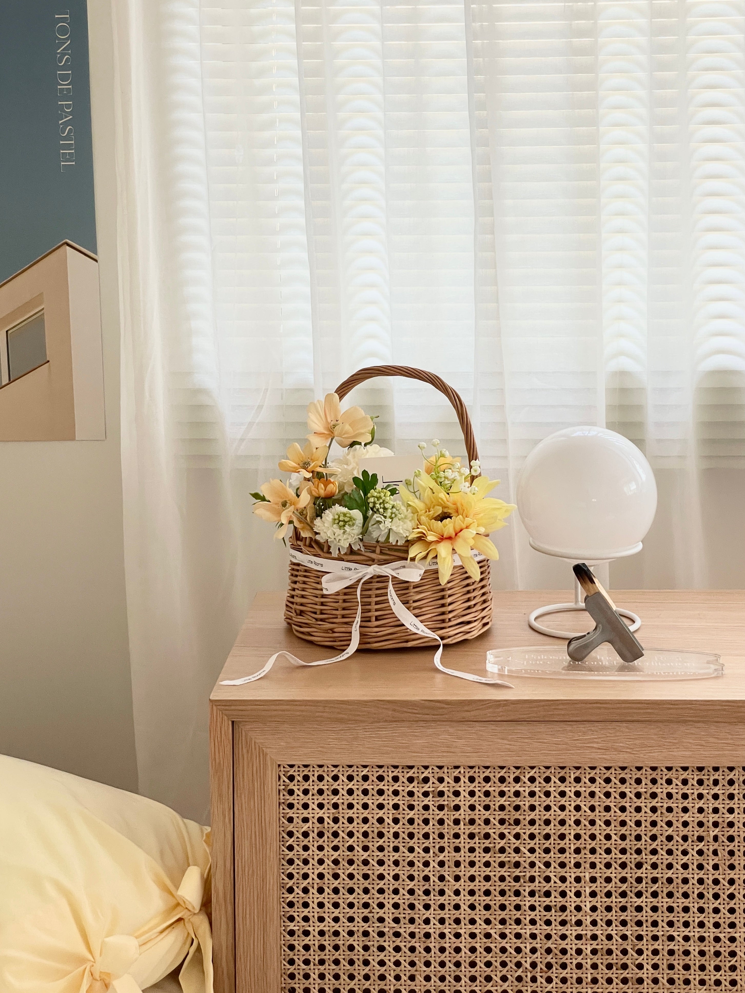 AL-4135-Little Rooms-造花のバスケット|orange