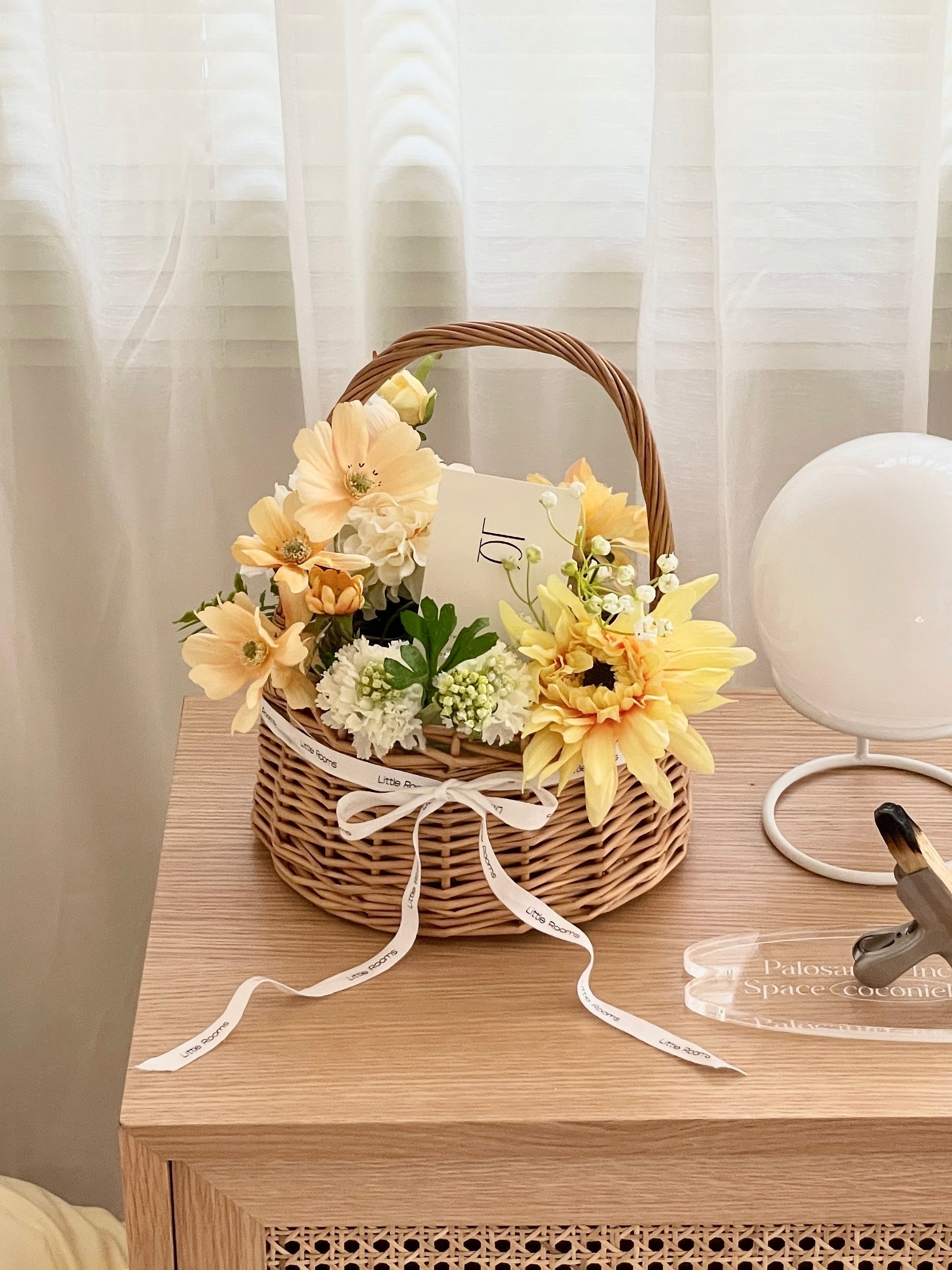 AL-4135-Little Rooms-造花のバスケット|orange