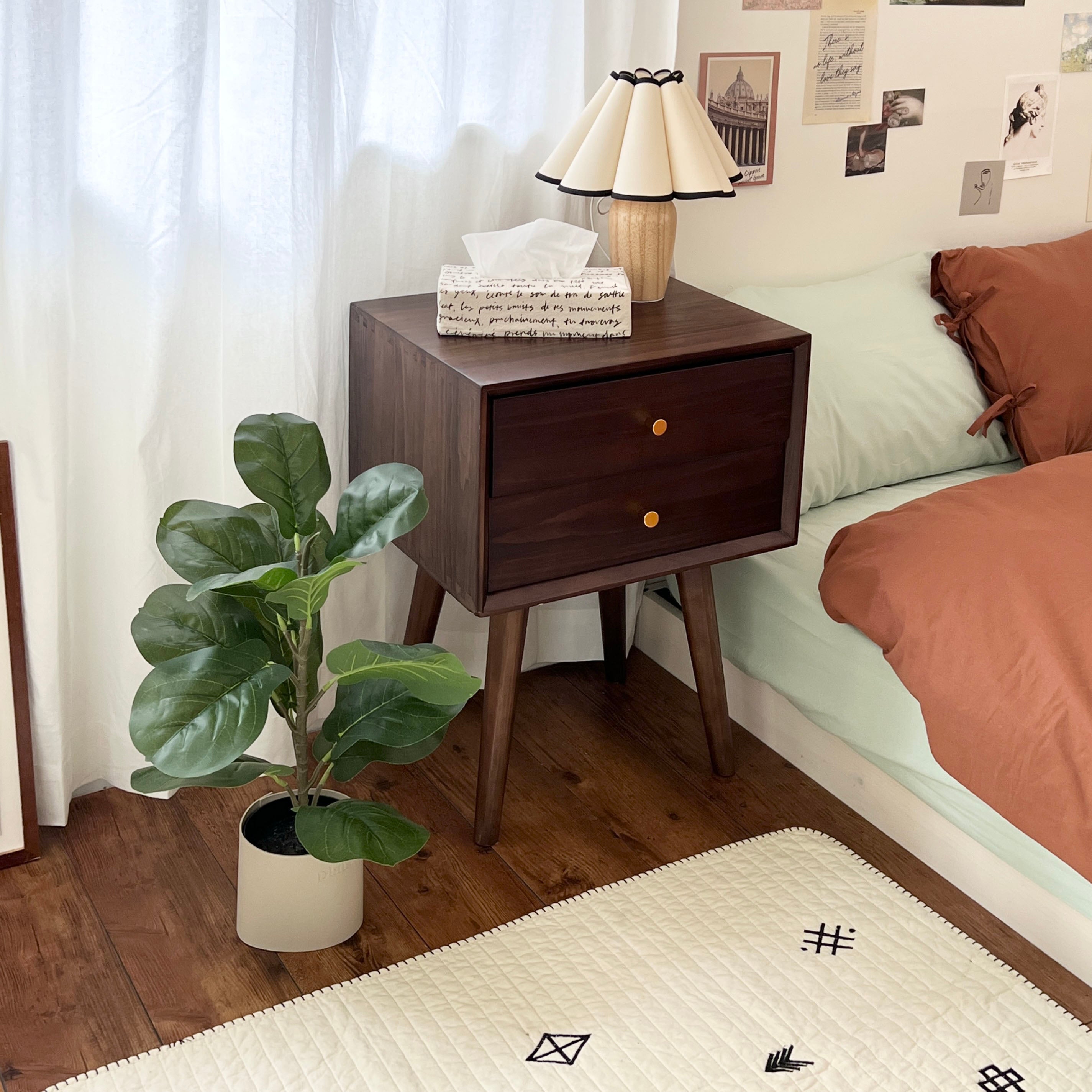 ヴィンテージプリーツシェードランプ