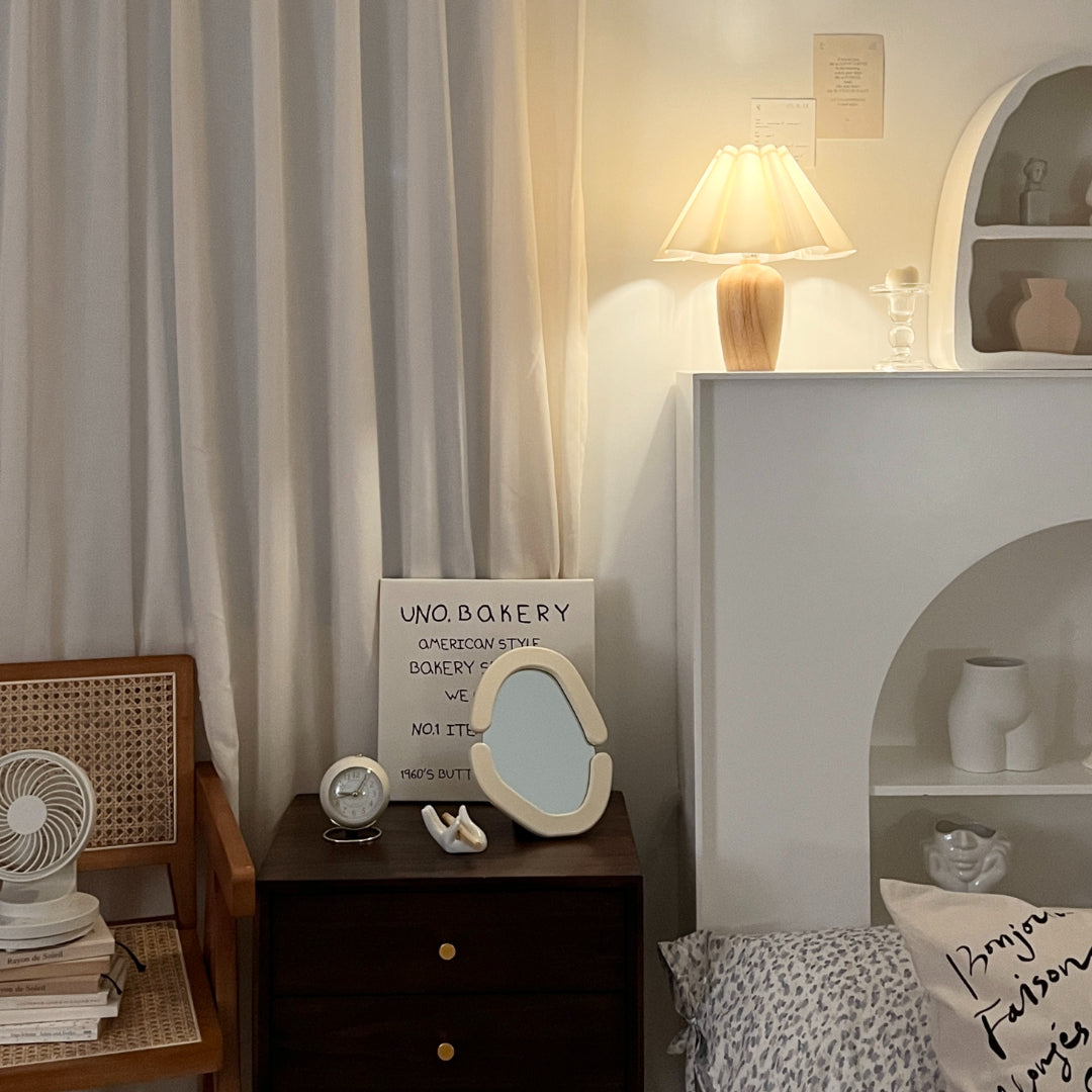 ヴィンテージプリーツシェードランプ