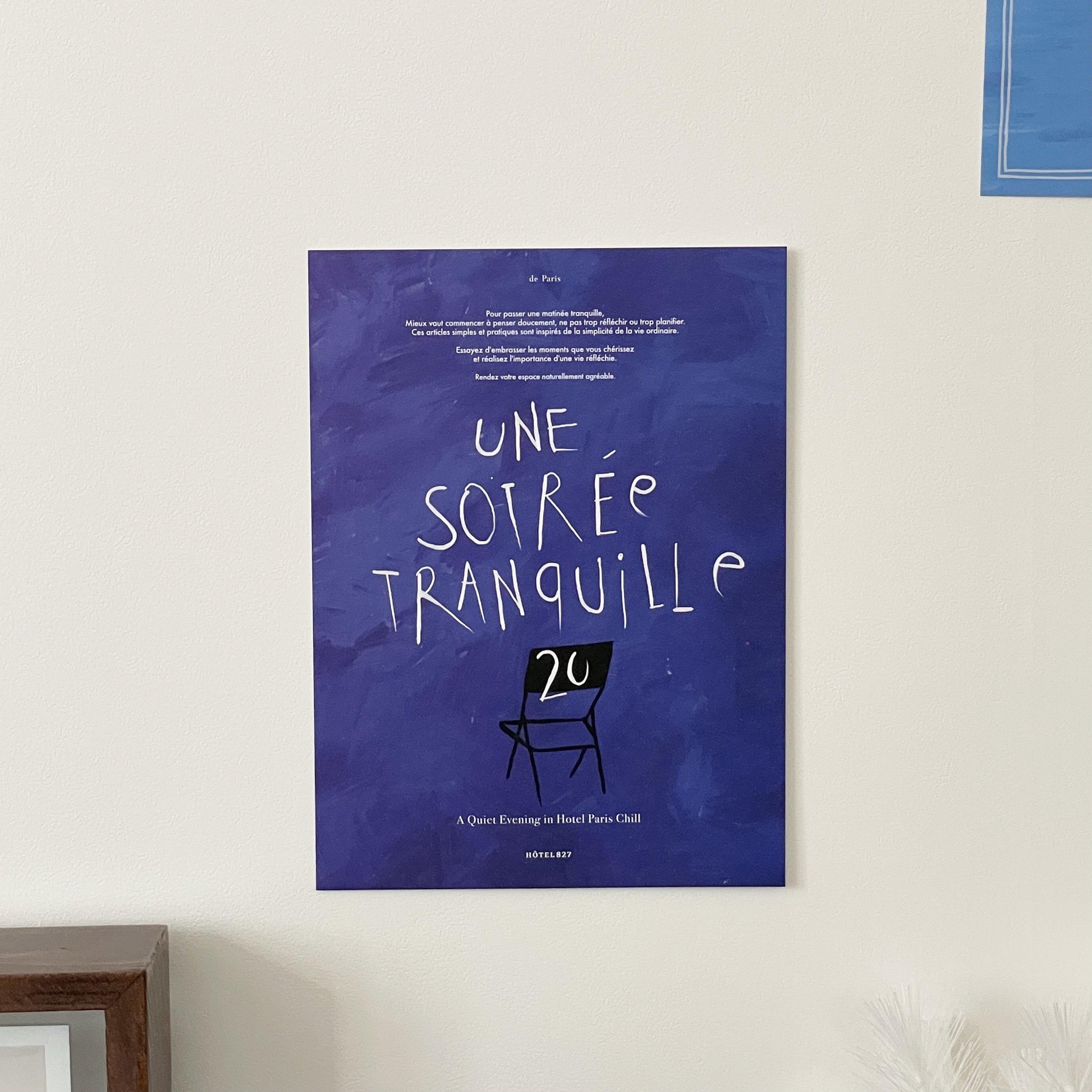 BR-1172-HOTEL PARIS CHILL-HOTEL PARIS CHILL ポストカード|A Quiet Night