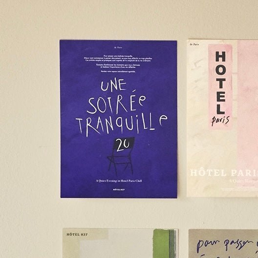 BR-1172 - HOTEL PARIS CHILL - HOTEL PARIS CHILL ポストカード|A Quiet Night