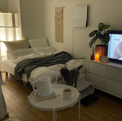 洗練された大人っぽさが欲しい。クールにまとめたシンプルルーム