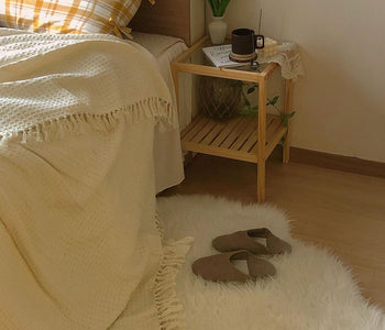 もこもこ感がたまらない♡ファーを取り入れたお部屋