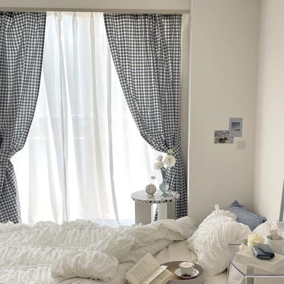 チェックカーテン・ギンガムチェックカーテン - Little Rooms