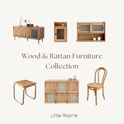 Wood & Rattan Furniture Collection