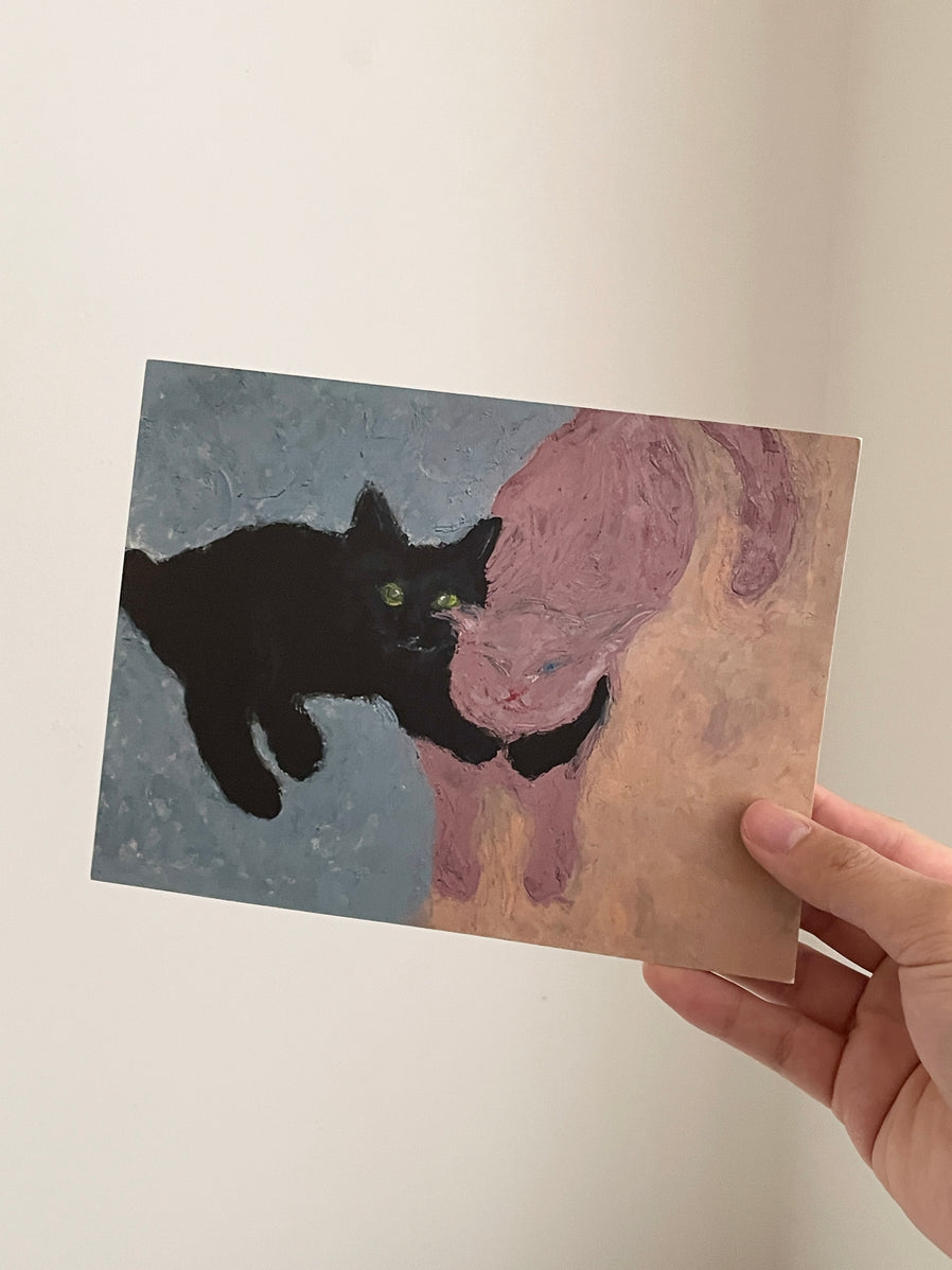 JAZZ OR NOT ポストカード｜Ballet Cats Big Postcard
