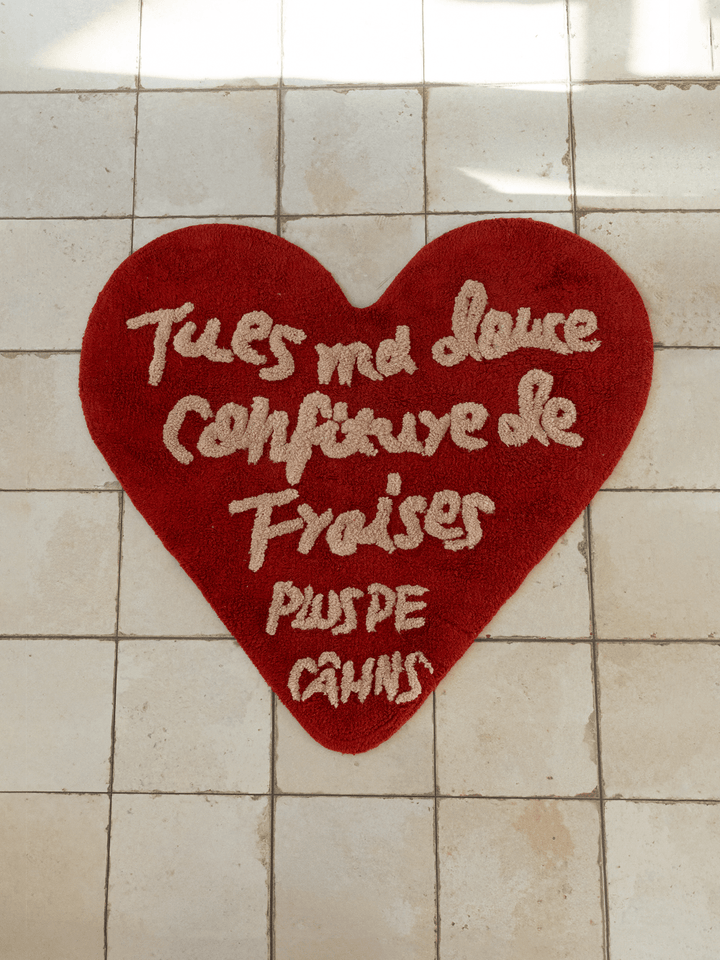 HOTEL PARIS CHILL ラグ｜Heart Shaped Rug – Little Rooms