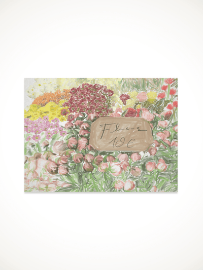 BR - 6706 - HOTEL PARIS CHILL - HOTEL PARIS CHILL ポストカード｜Flower Shop in My Neighborhood Postcard