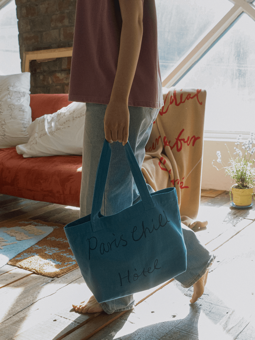 BR - 6712 - HOTEL PARIS CHILL - HOTEL PARIS CHILL トートバッグ｜Breezy Day Bag