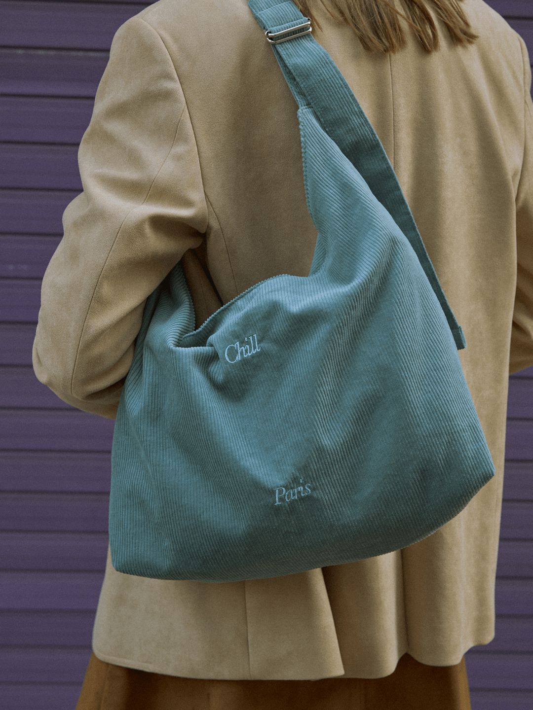 韓国【HOTEL PARIS CHILL】Easy-peasy Corduroy Bag 全2色 韓国【HOTEL PARIS CHILL】Easy-peasy Corduroy Bag 全2色