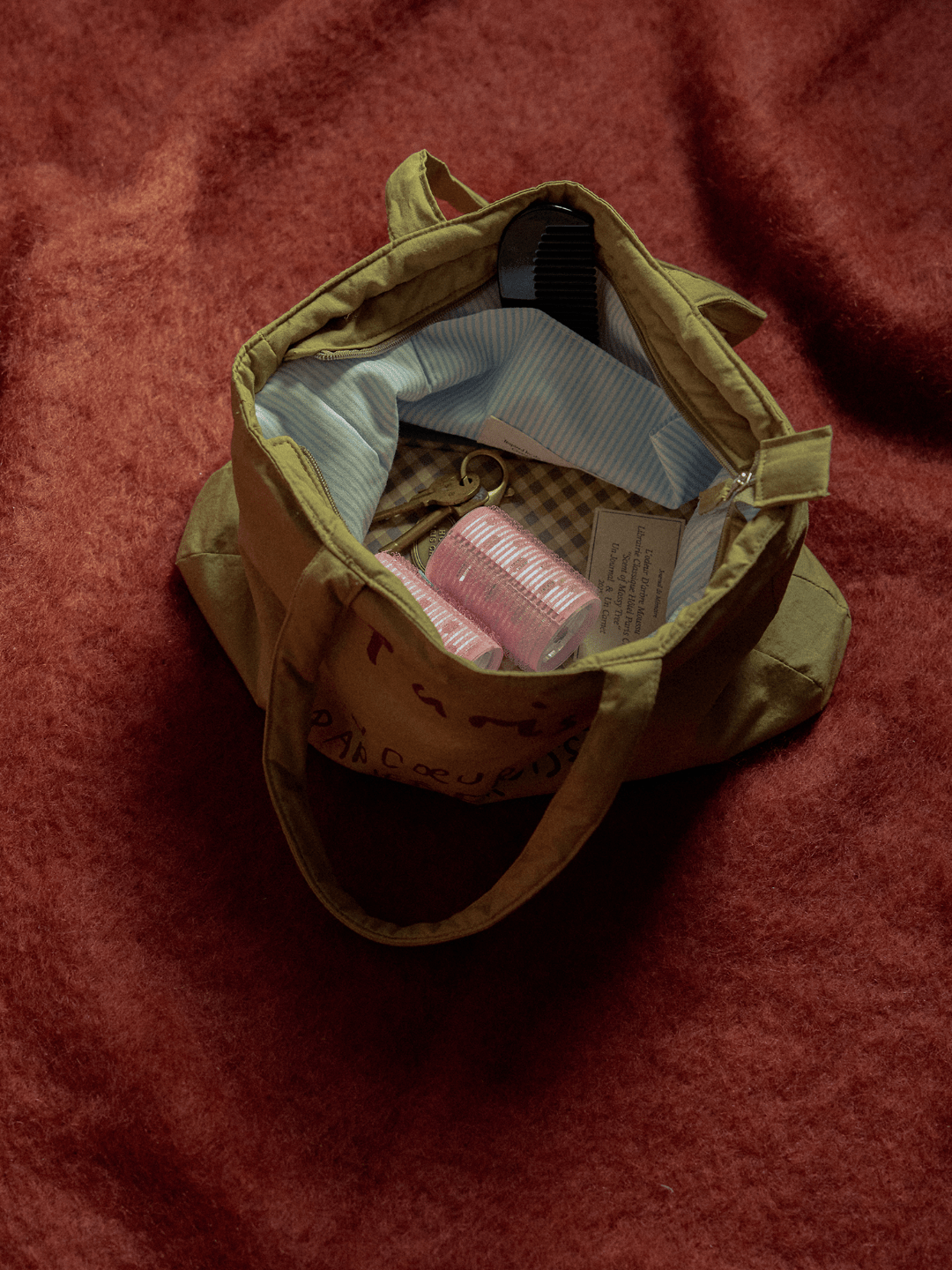 ☆HOTEL PARIS CHILL☆ Paper Heart Puffer Tote Bag 3color ☆HOTEL PARIS CHILL☆ Paper Heart Puffer Tote Bag 3color