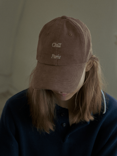 BR - 8179 - HOTEL PARIS CHILL - HOTEL PARIS CHILL キャップ｜Easy - Peasy Corduroy Baseball Cap