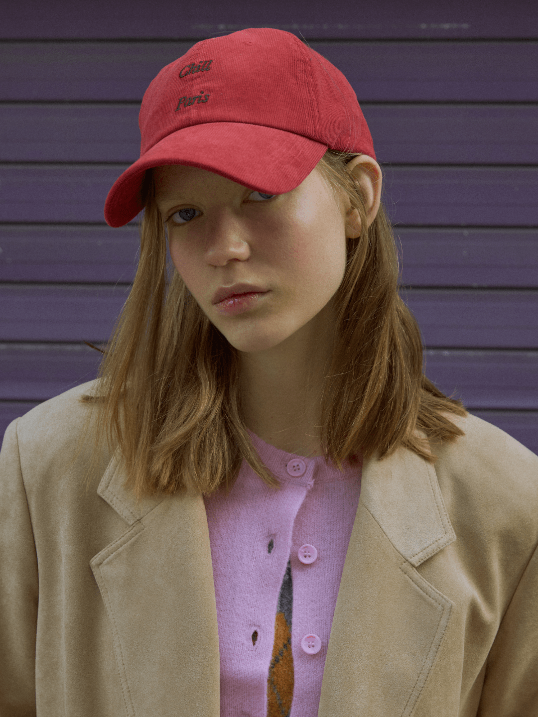 HOTEL PARIS CHILL キャップ｜Easy-Peasy Corduroy Baseball Cap