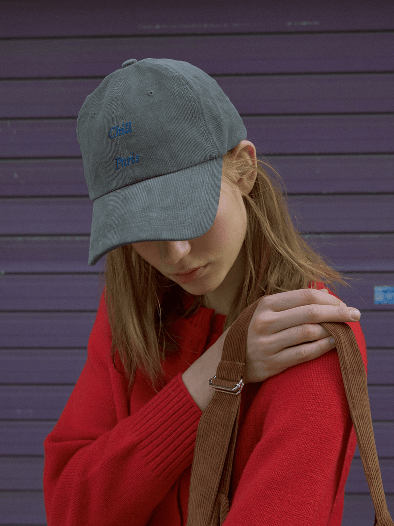 BR - 8180 - HOTEL PARIS CHILL - HOTEL PARIS CHILL キャップ｜Easy - Peasy Corduroy Baseball Cap