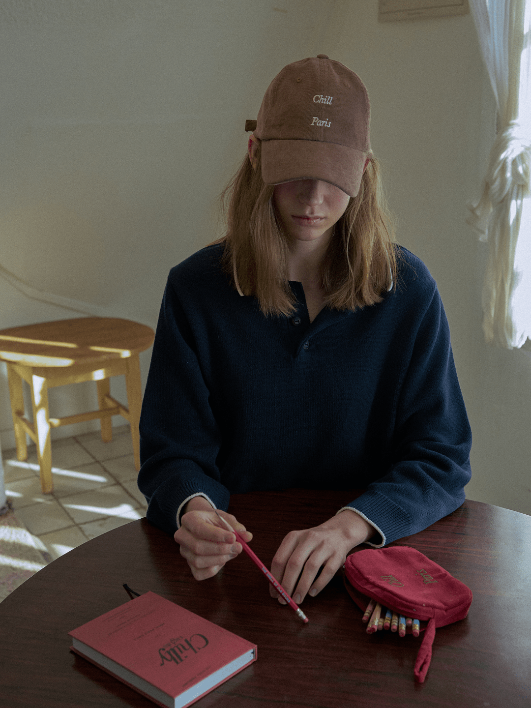 HOTEL PARIS CHILL キャップ｜Easy-Peasy Corduroy Baseball Cap