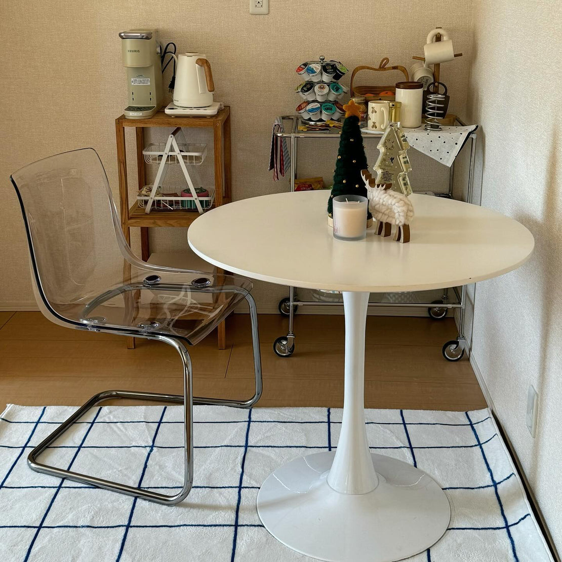 AL-3893-Little Rooms select-ふわふわグラフチェックラグ