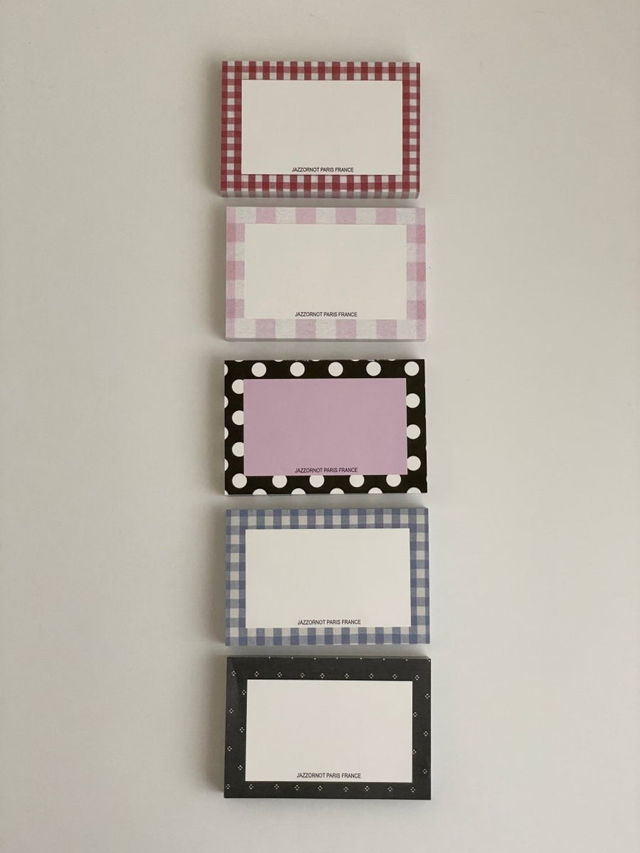 BR-10196-Little Rooms select-JAZZ OR NOT メモパッド｜Memo pads French Comfy