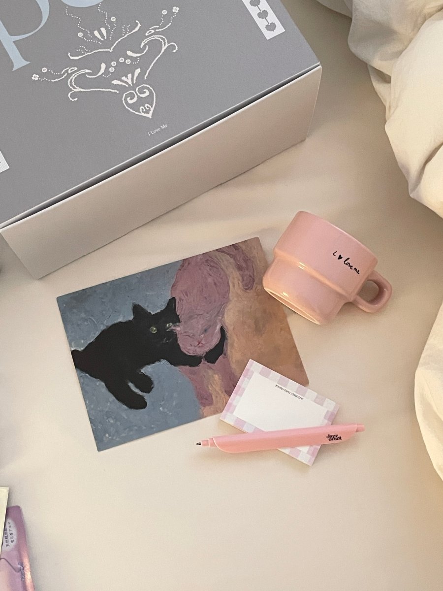 BR-10201-Little Rooms select-JAZZ OR NOT ポストカード｜Ballet Cats Big Postcard