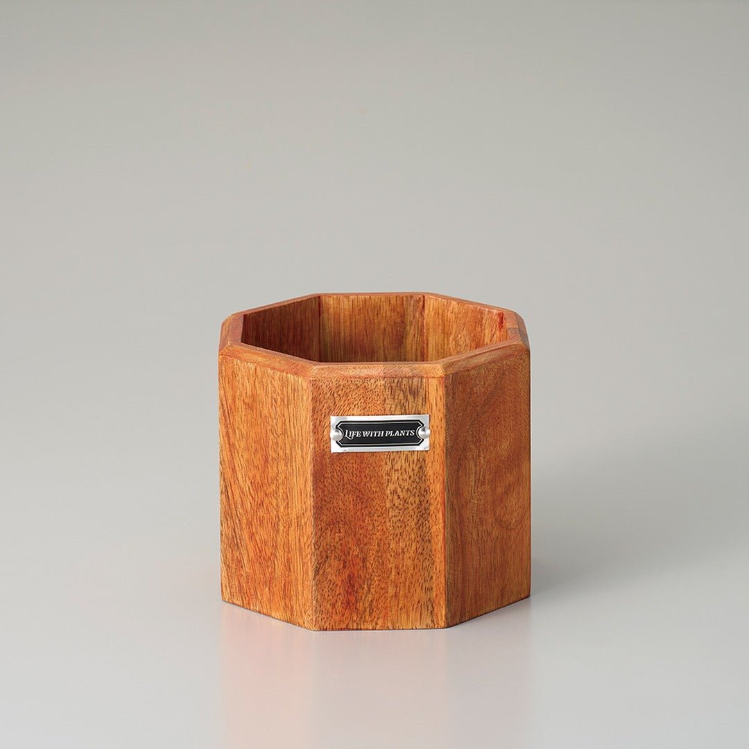 BR-10509-Little Rooms select-Timber 鉢カバー Pot Octagon