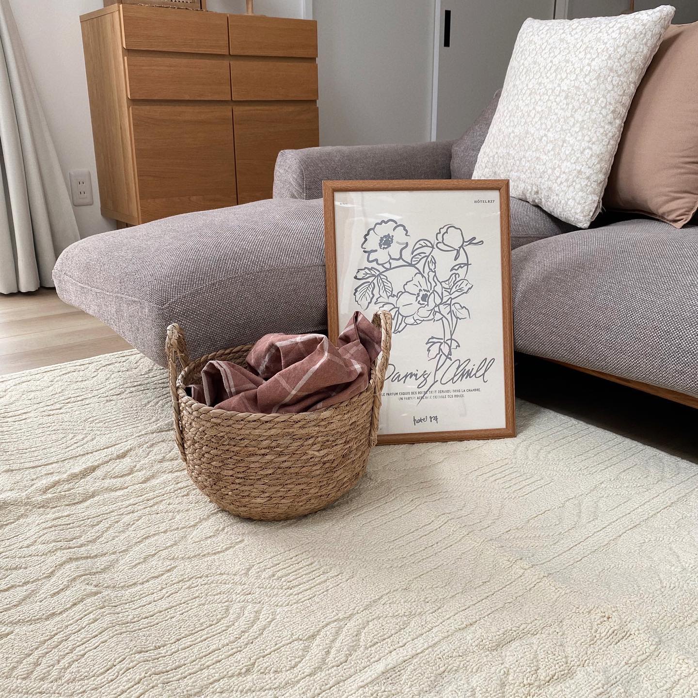 BR-2539-Little Rooms select-daily 洗えるラグ knit