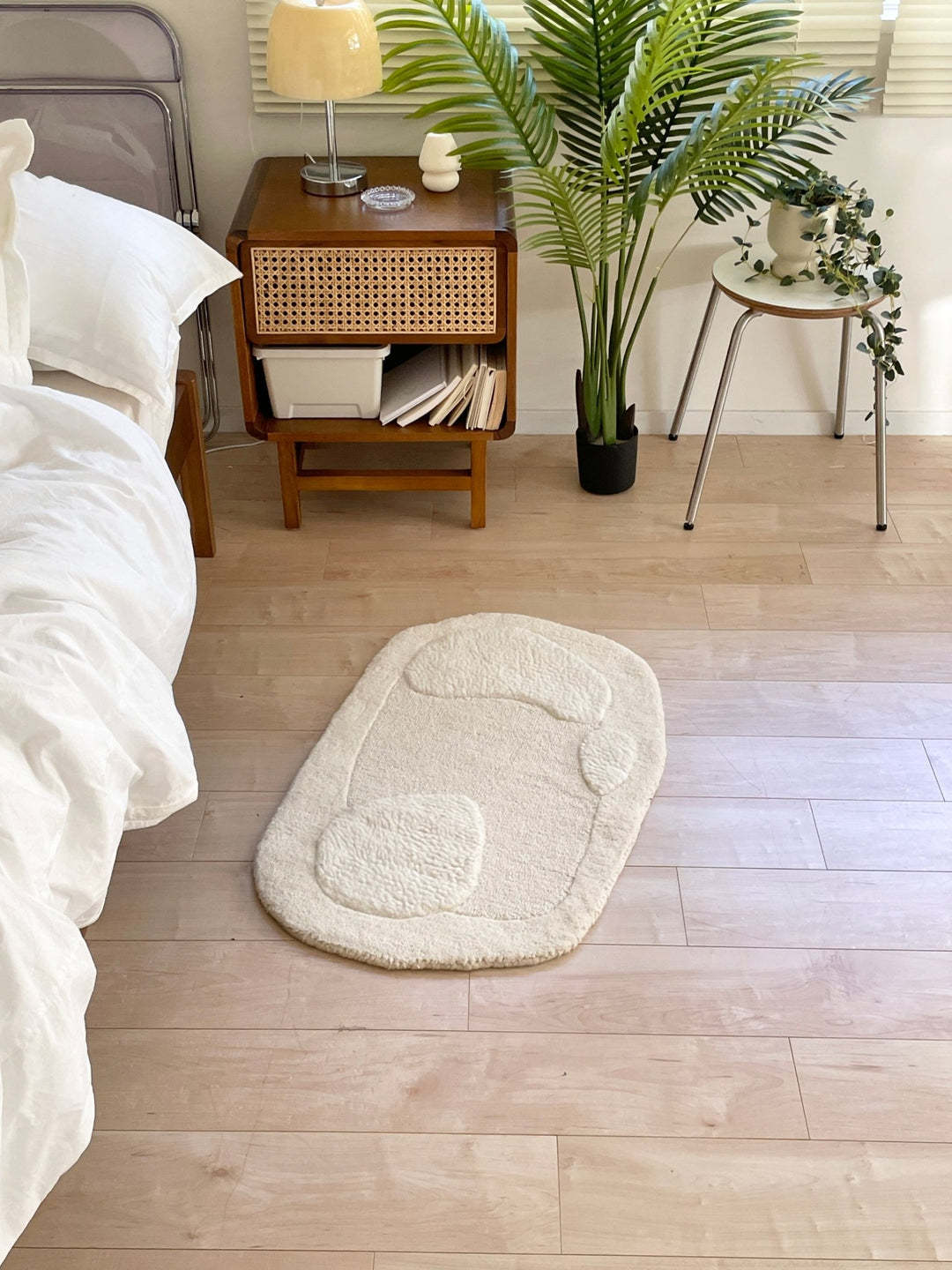 wooly ハンドタフトウールラグ｜カーペット かわいい 韓国インテリア