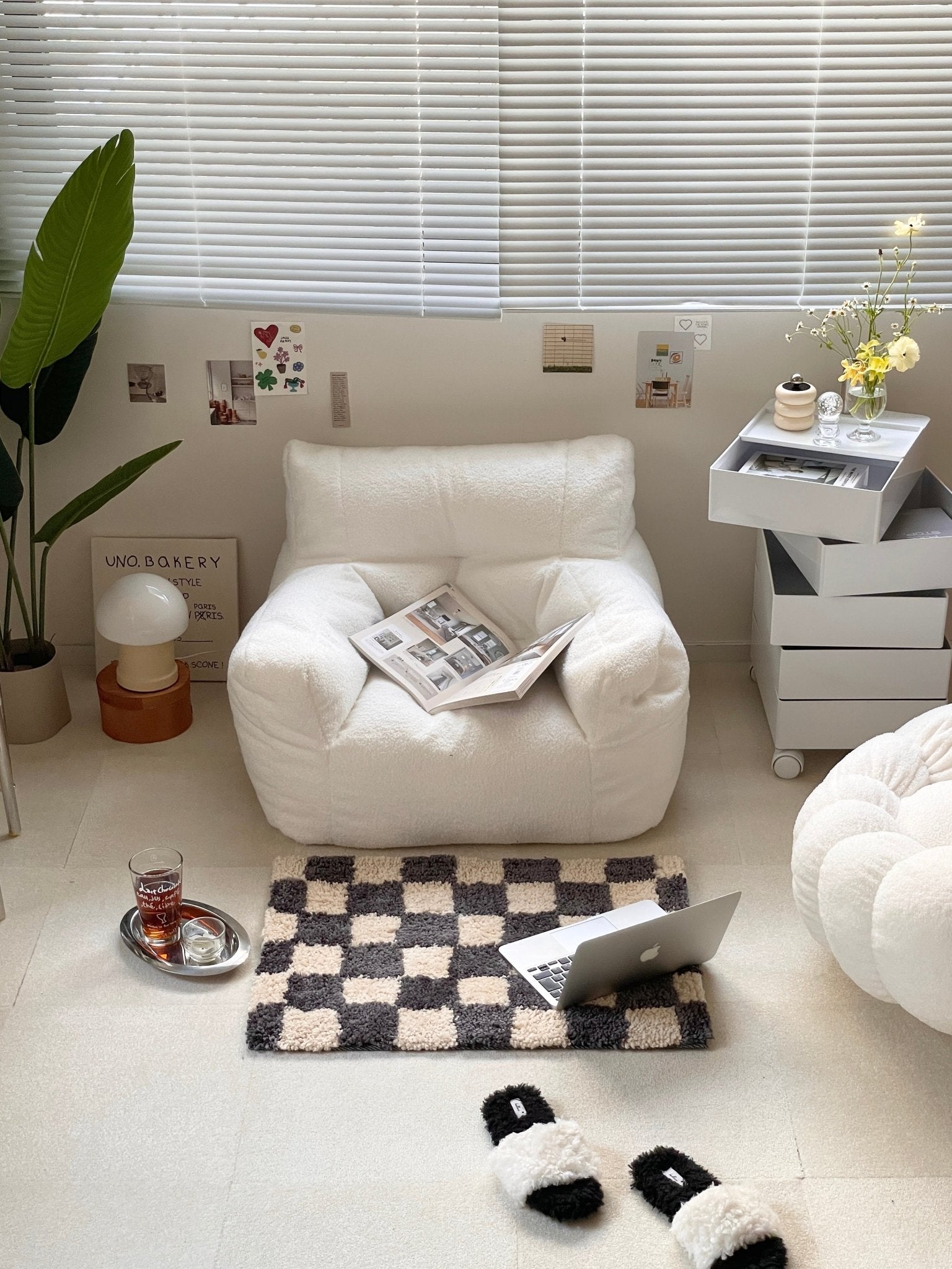BR-5505-Little Rooms select-moroccan チェッカーラグ