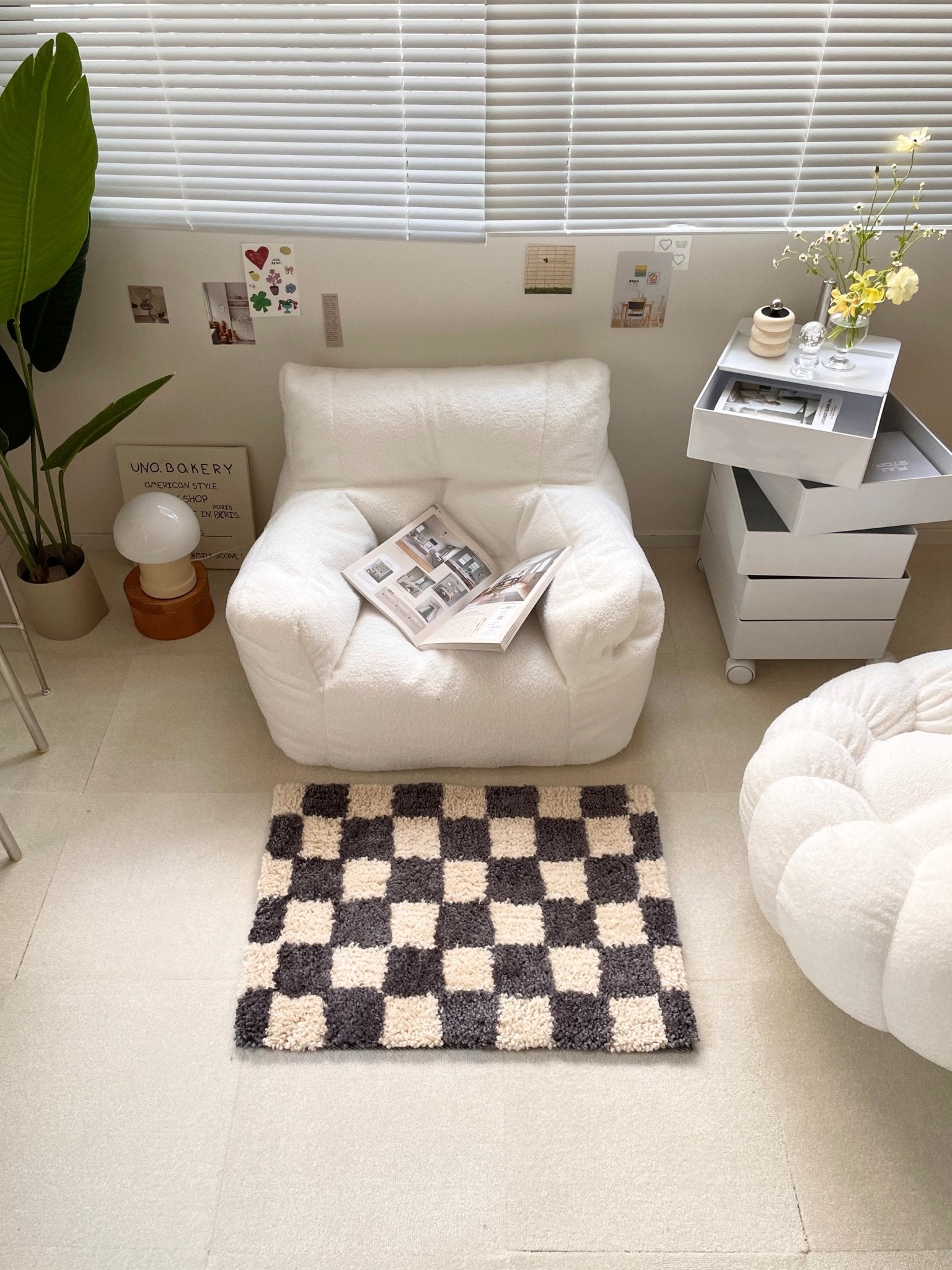 BR-5505-Little Rooms select-moroccan チェッカーラグ