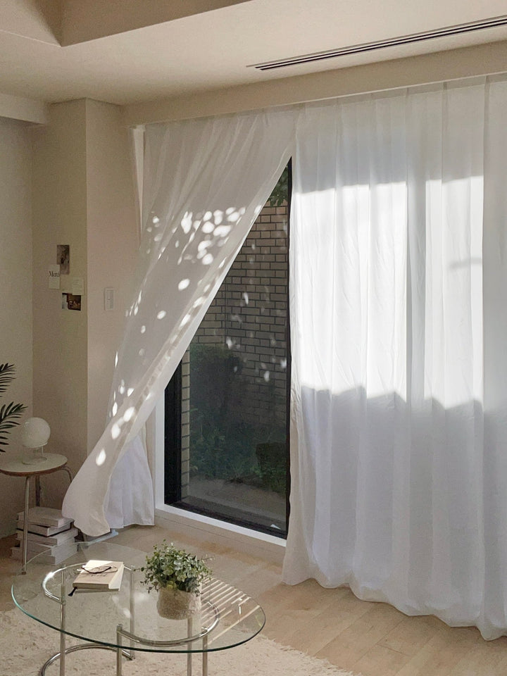 フルオーダー 遮像ベルベットレースカーテン 外から見えない