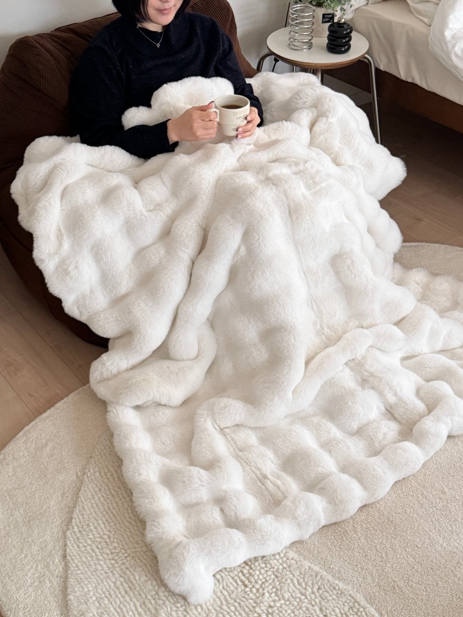 2025新作】ふわとろリッチファーブランケット｜毛布 もこもこ あったか