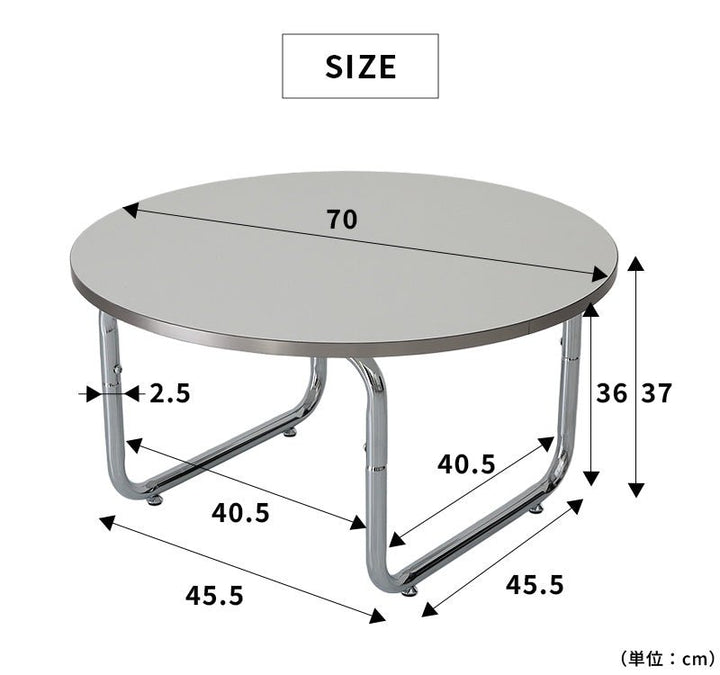 ホワイトラウンドローテーブル（70cm） – Little Rooms