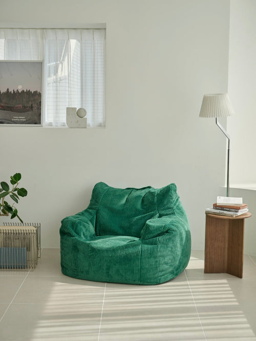 LOOSY 1人掛けビーズソファ Green