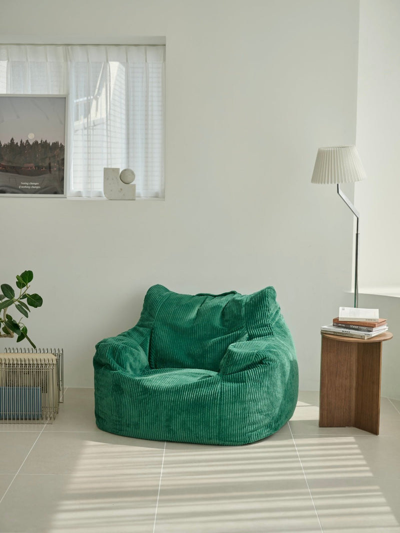 LOOSY 1人掛けビーズソファ Green
