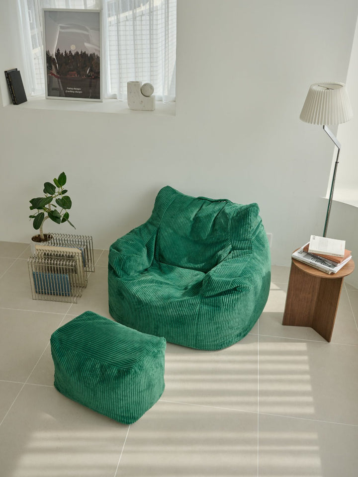 LOOSY 1人掛けビーズソファグリーン LOOSY 1人掛けビーズソファ Green｜1人用ソファ おしゃれ 一人暮らし