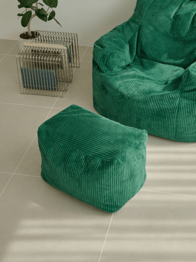 OR - 5634 - LOOSY - LOOSY ビーズオットマン GREEN