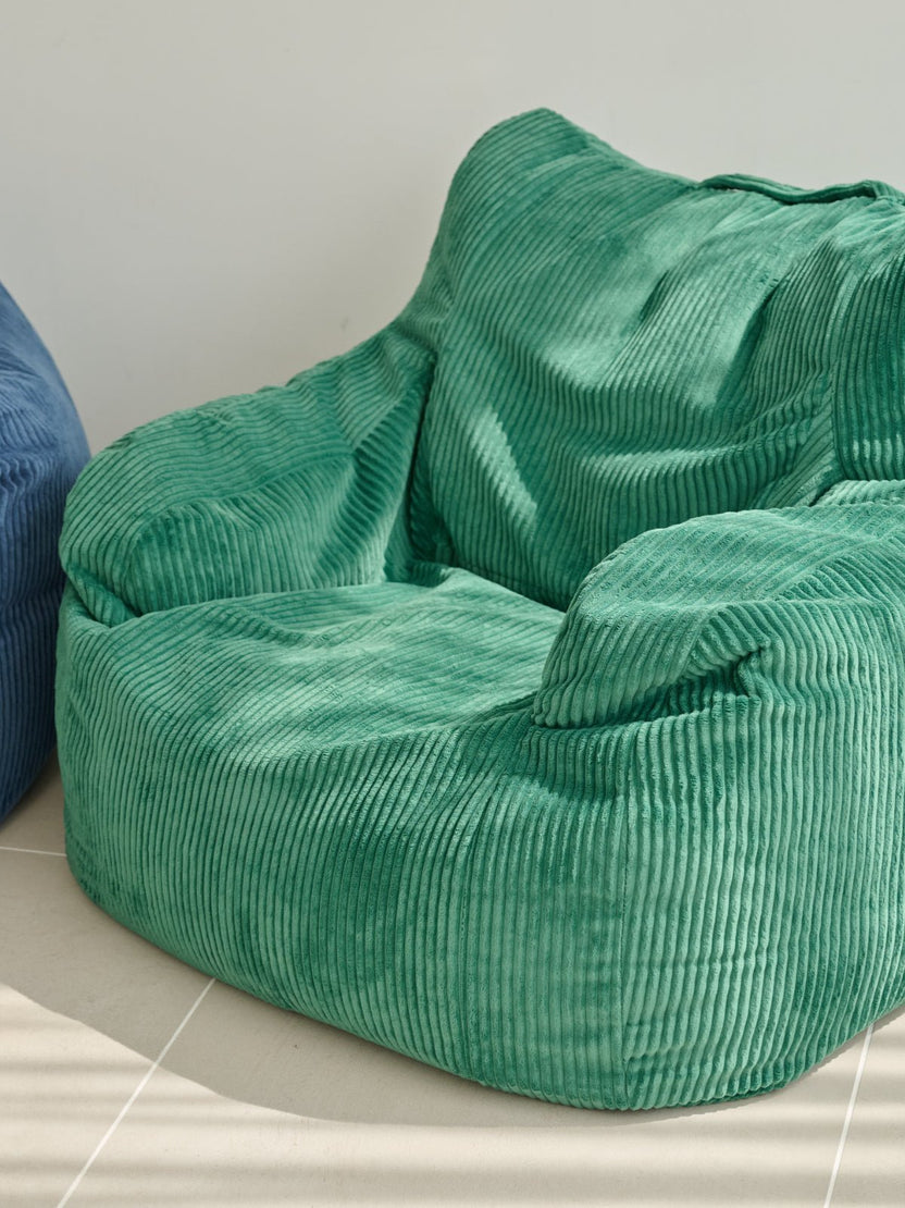 OR - 5684 - LOOSY - LOOSY 1人掛けビーズソファ 付替カバー GREEN