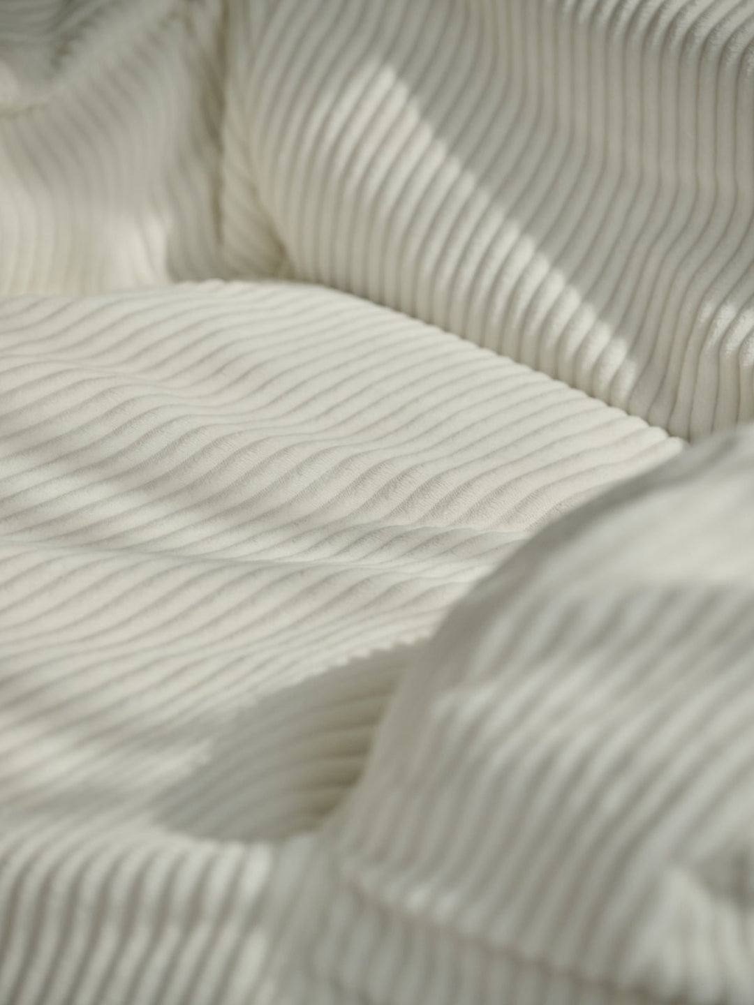 LOOSY ビーズソファ ホワイト（オットマン、クッションカバー付） LOOSY ビーズオットマン Ivory｜スツール おしゃれ 一人暮らし