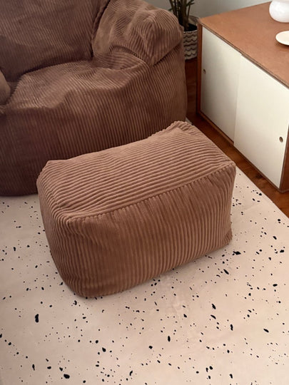 OR - 5929 - LOOSY - HUGME ビーズオットマン Brown